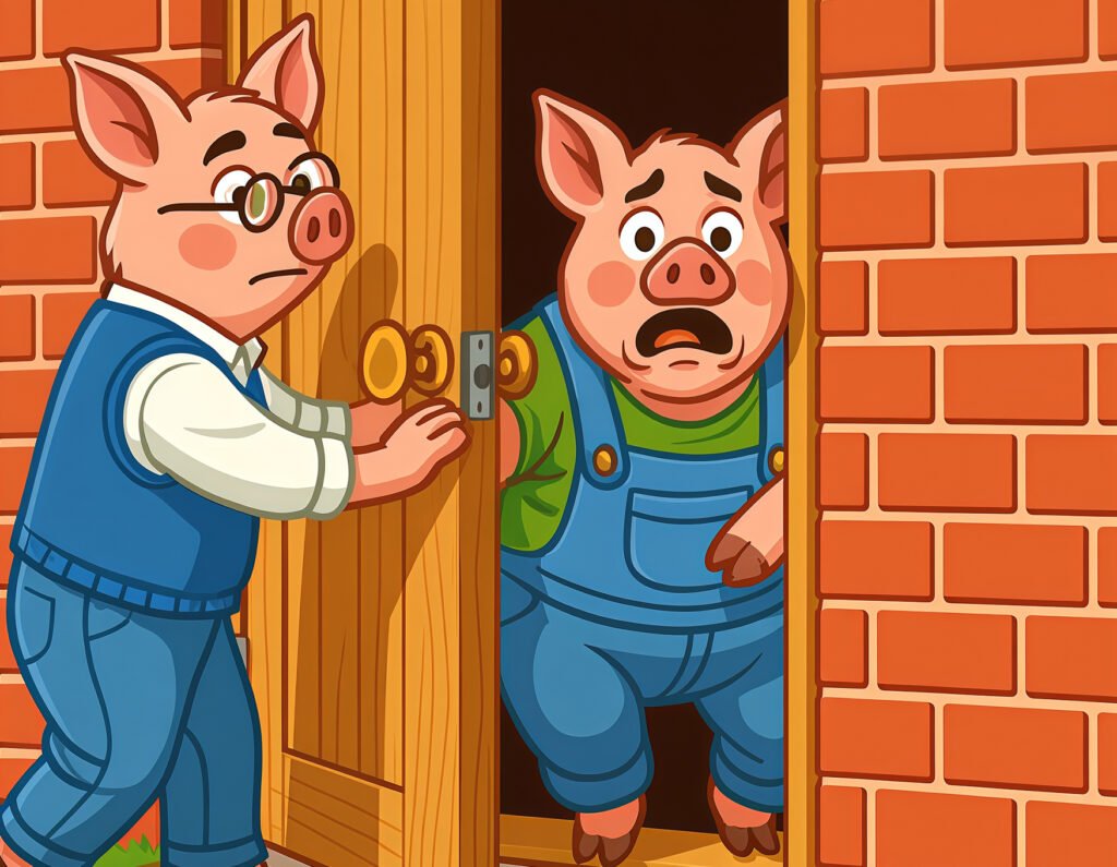 The Little Smart Pig and His Arrogant Big Brothers