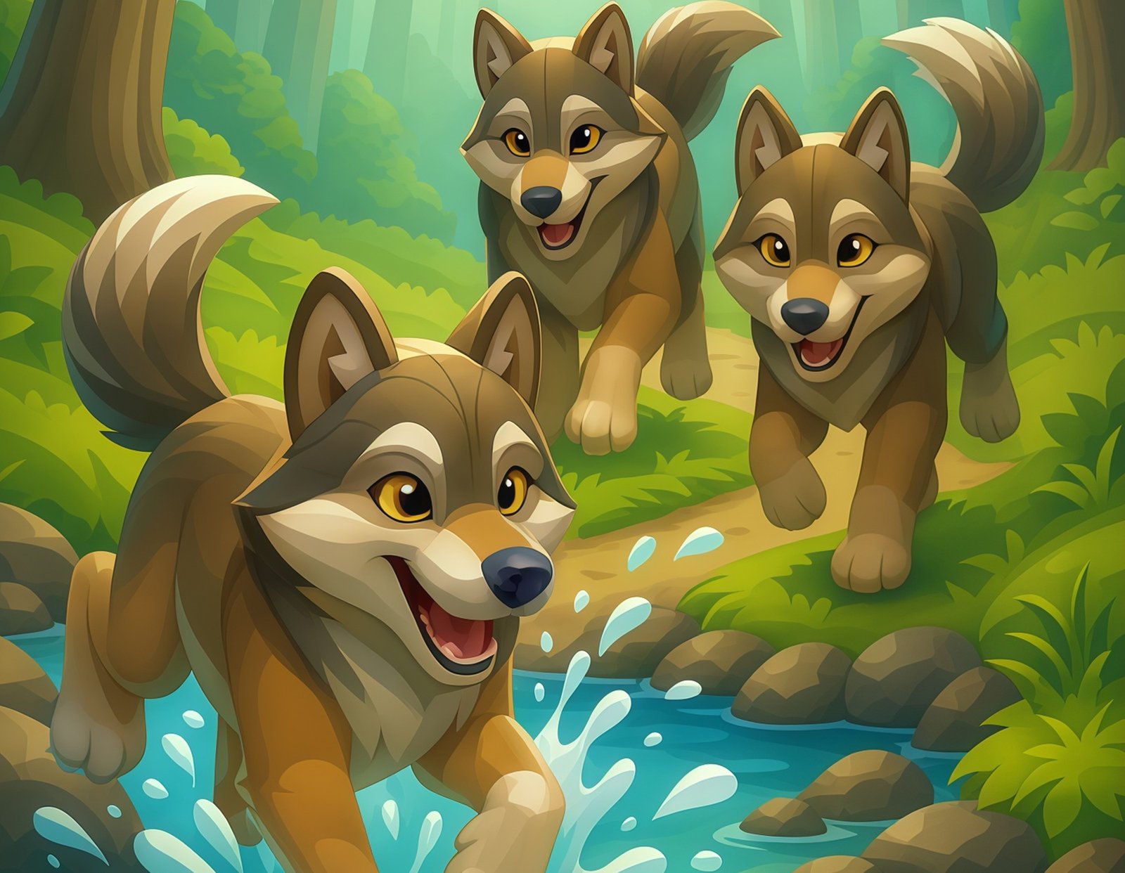 The Lonely Wolf Journey to Friendship