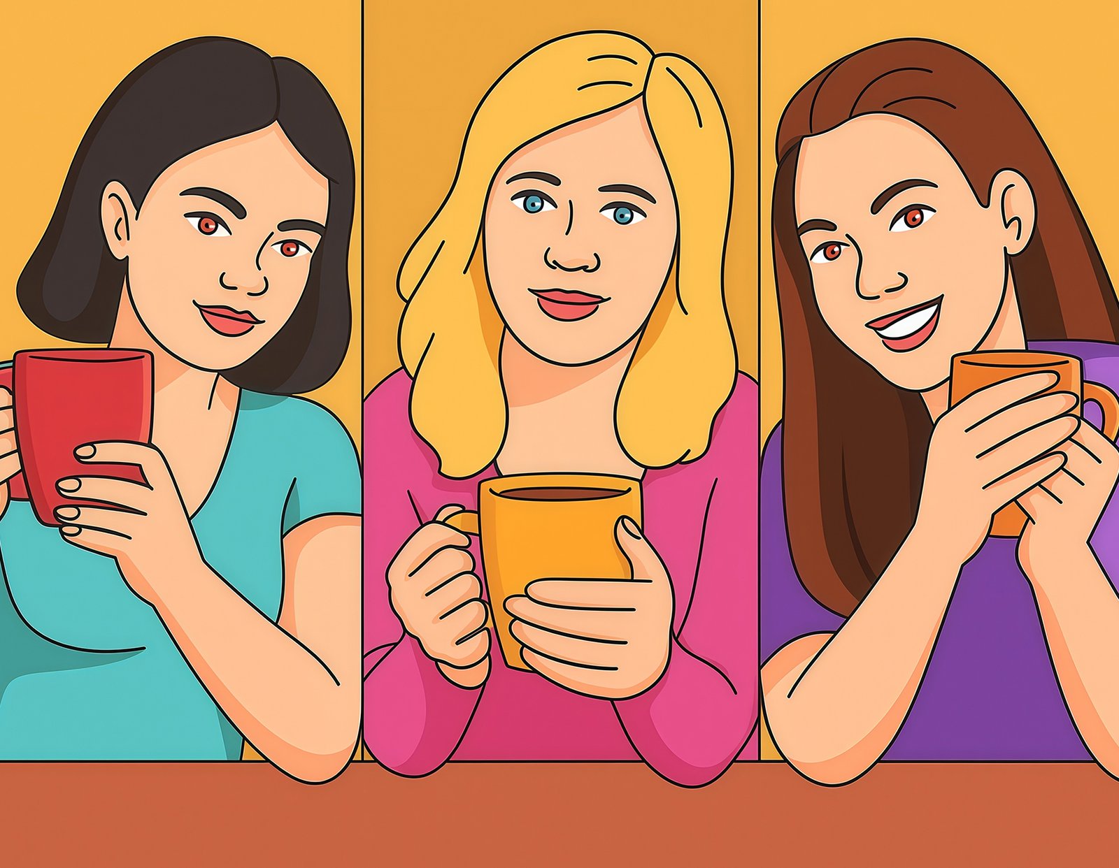 A Man Is Dating Three Women